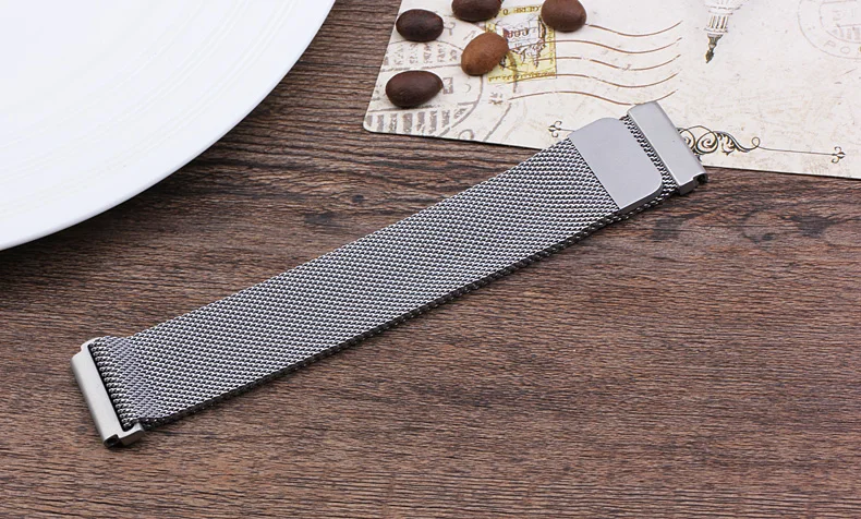 Миланские петлевые часы на магнитном ремешке для Fitbit Blaze, умные часы, сетчатый ремешок из нержавеющей стали, браслет, браслет с рамкой
