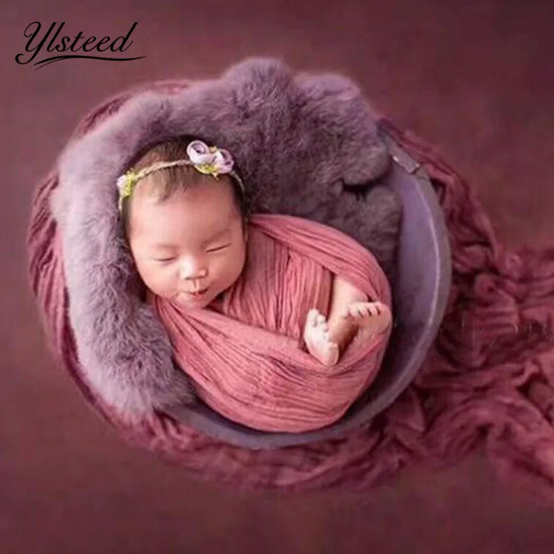 

Natural Dye Faux Animal Fur Basket Filler Stuffer Newborn Photography Props Baby Photo Backdrop Prop Soft Fur Blanket Baby Props