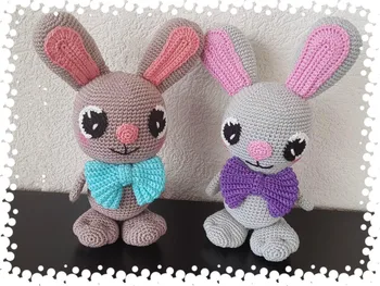 

crochet toys amigurumi doll buuny hare model number LS0024