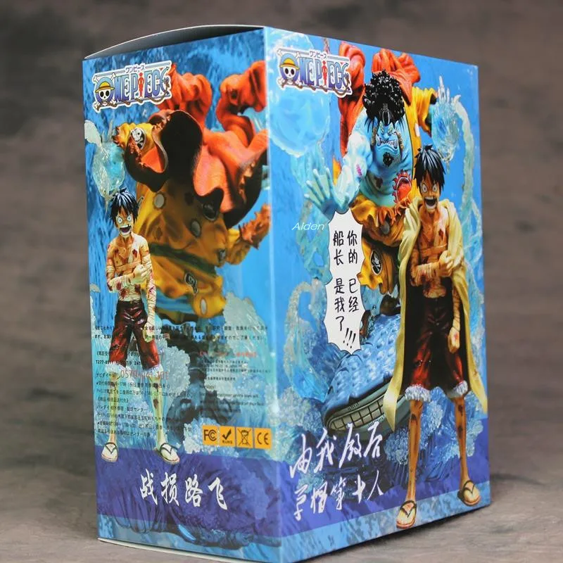 8 &quotАниме one piece соломенная шляпа Пираты Обезьяна D Луффи боевой урон Ver. ПВХ