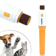 Puppy Safe Mini Yellow Nail Clippers Pet Dog Electrical Nail Clippers Cats Paw Grinding File Nail Trimmer Pet Grooming Products