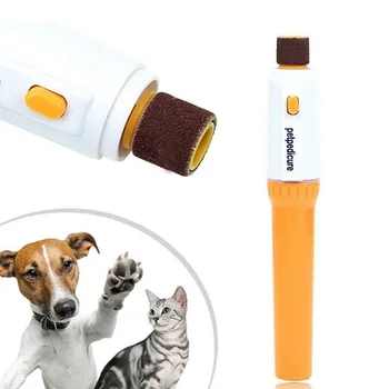 

Puppy Safe Mini Yellow Nail Clippers Pet Dog Electrical Nail Clippers Cats Paw Grinding File Nail Trimmer Pet Grooming Products
