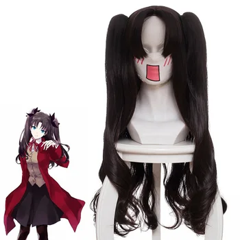 

Tohsaka Rin Wig Fate Grand Order Halloween Cosplay Wig Fate Stay Night Cosplay Hair Tohsaka Rin Black Long Straight Women Hair