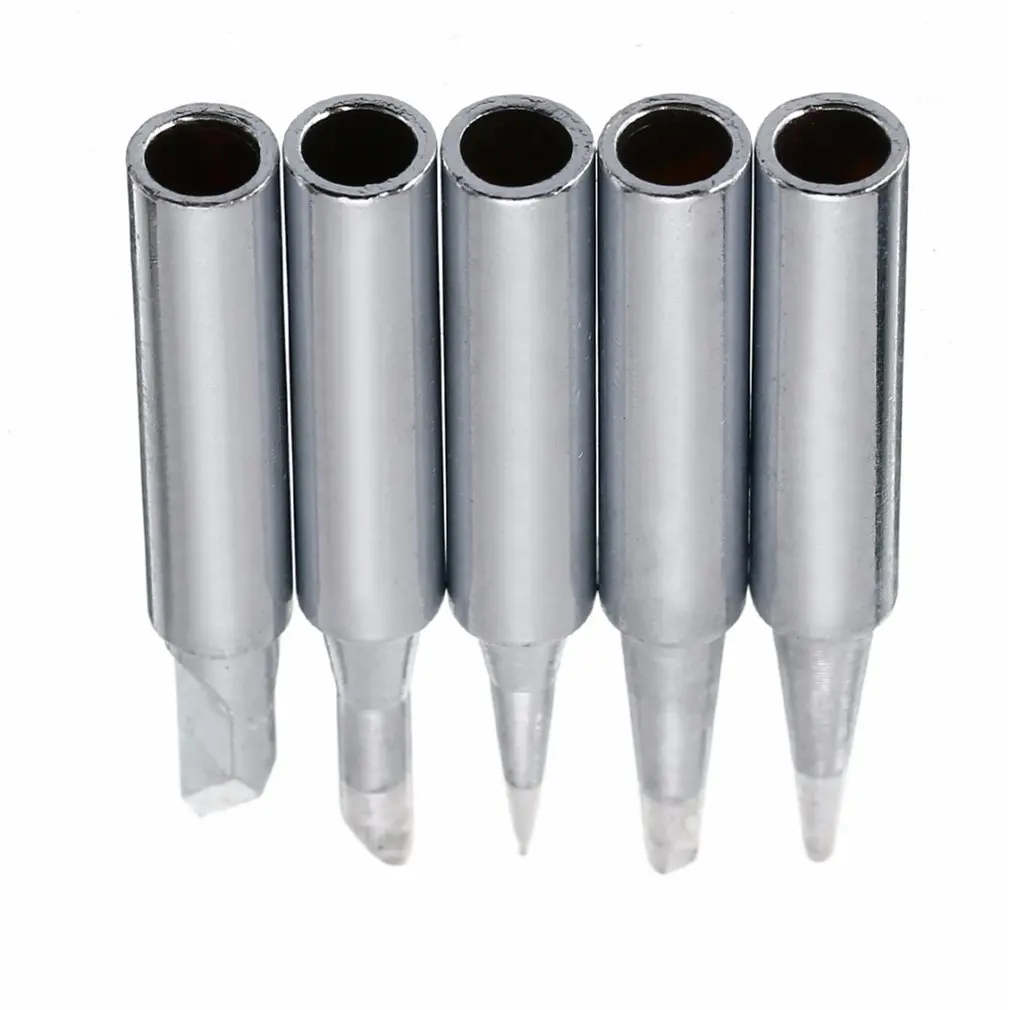 900M-T Series 5Pcs/Lot Thermostatic Solder Iron Tips Replacement Solder Iron Head Soldering Tips Tool Soldering Repair Station