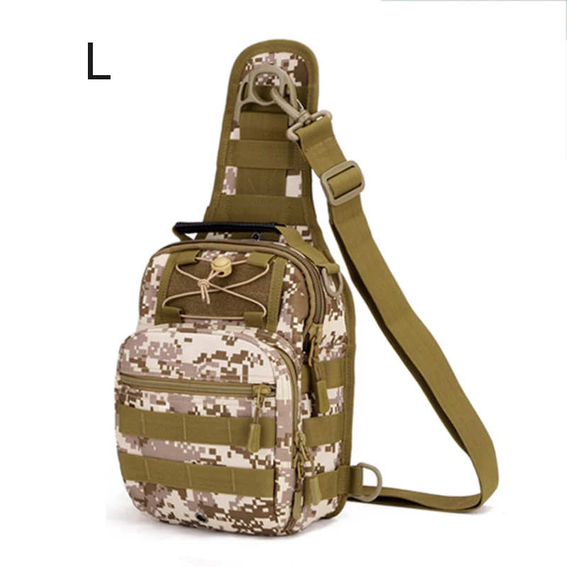 7 цветов 600D Спорт на открытом воздухе плечо Военная походная тактическая Сумка для кемпинга охотничий рюкзак практичная нагрудная сумка XA917WD - Цвет: Desert Digital L