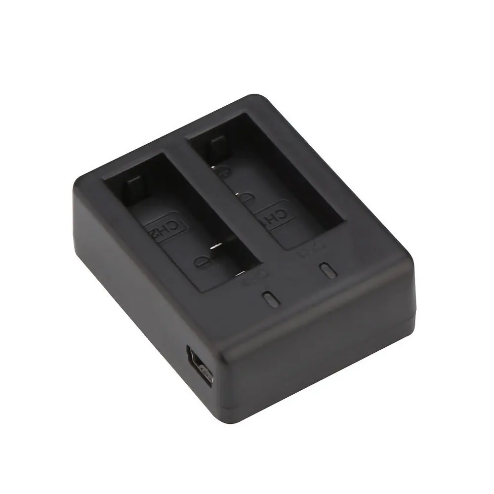 2 шт. 1050 мАч USB Dual Зарядное устройство батарея для AKASO EK7000 EK5000 SJCAM SJ4000 sj5000 SJ6000 sj7000 SJ8000