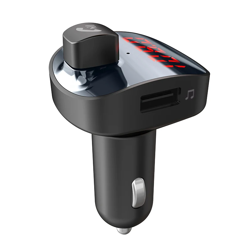KCAR1012_8_JONSNOW Bluetooth FM Transmitter FM Bluetooth Car FM Modulator Car Lighter MP3 Bluetooth Player QC 3.0 USB Car Charger 5V3.1A