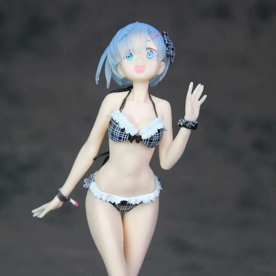 Аниме Re:Zero Life в другом мире от Zero Lem Remu Swimsuit Ver. EXQ ПВХ фигурка Коллекционная модель