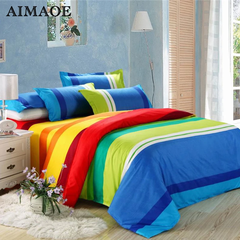 rainbow dot bedding