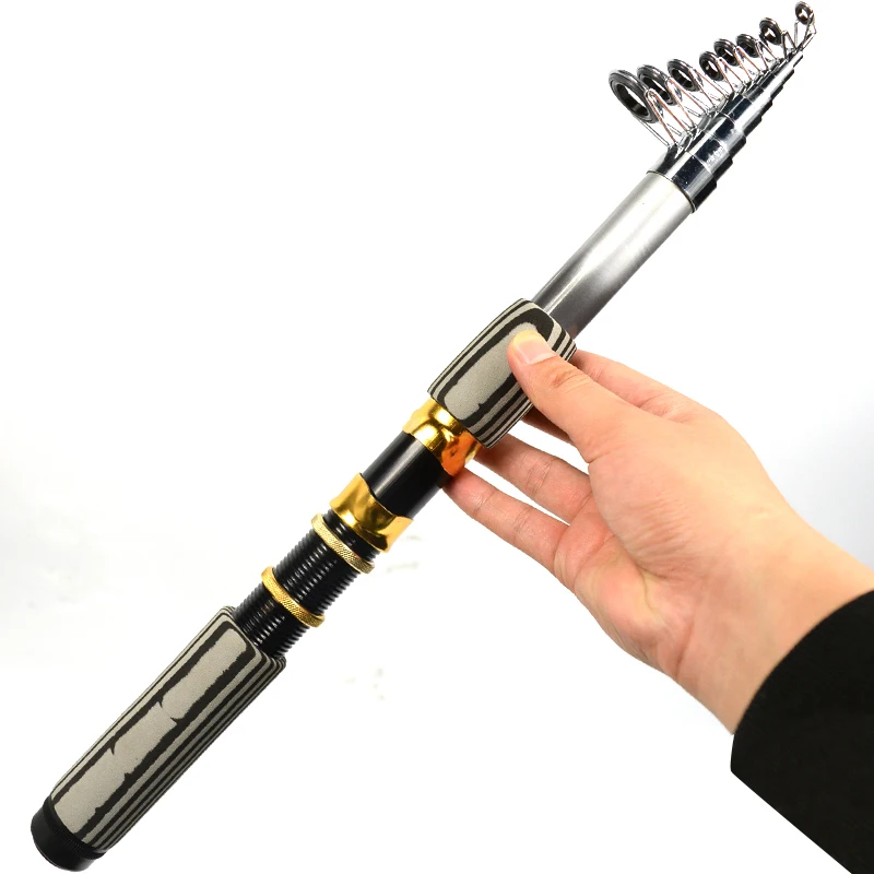 

High Quality Portable Telescopic Fishing Rods Taiwan 90% Carbon Fiber Fishing Rod Pole 1.3/1.5/1.8/2. /2.4/2.7/3.0M Hot Sale