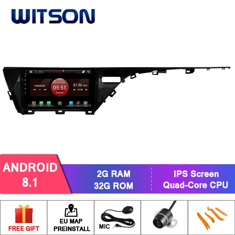 WITSON 10," FULL HD сенсорный экран Android 9,0 Восьмиядерный Автомобильный gps мультимедийный навигатор для TOYOTA Camry(высокий) автомобильный dvd-плеер - Цвет: Octa core 32G ROM