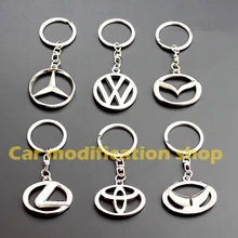 

1 PCS Car Fashion Keychain 3D Metal Key Holder Logo Auto Keyring Car Styling Key Chain Key Ring for Gift Auto Accessories