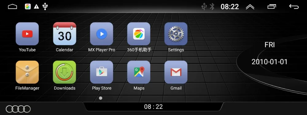 COIKA 10,2" Android 9,0 автомобильная система ips мультимедийный плеер для Audi Q5 2009- gps Navi Google wifi зеркальный экран Bluetooth SWC