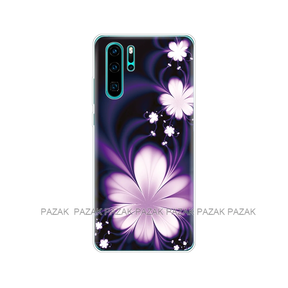 Чехол-Бампер для Huawei P30 Pro, мягкий силиконовый чехол для телефона из ТПУ, задняя крышка для Huawei P30 Pro VOG-L29 ELE-L29 P 30 Lite, чехол с принтом - Цвет: 61341