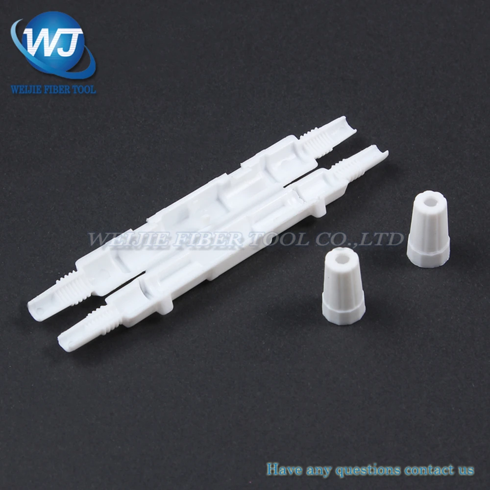 

100pcs Fiber Optic Fusion Protection Round Box for Drop Cable Optic Fiber Fused