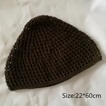 Цельнокроеное платье темно-коричневый ручной работы снуд волос для волос Уход высокое качество Для женщин волос для всю голову большой Размеры