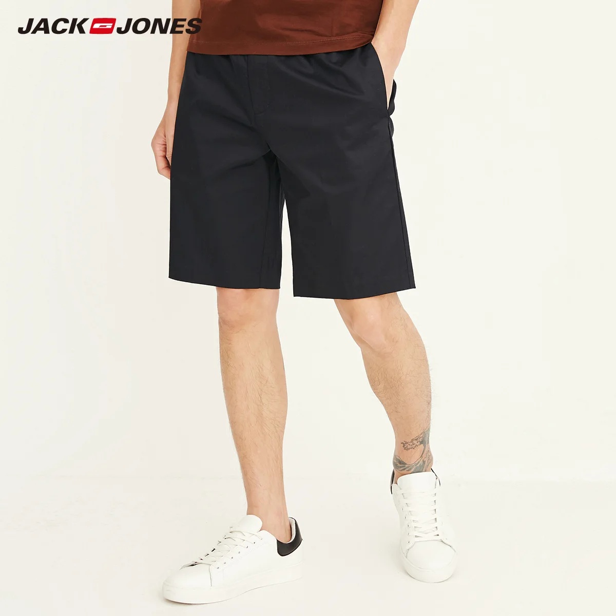 JackJones Men's Drawstring Casual Knee-high Shorts |217315504