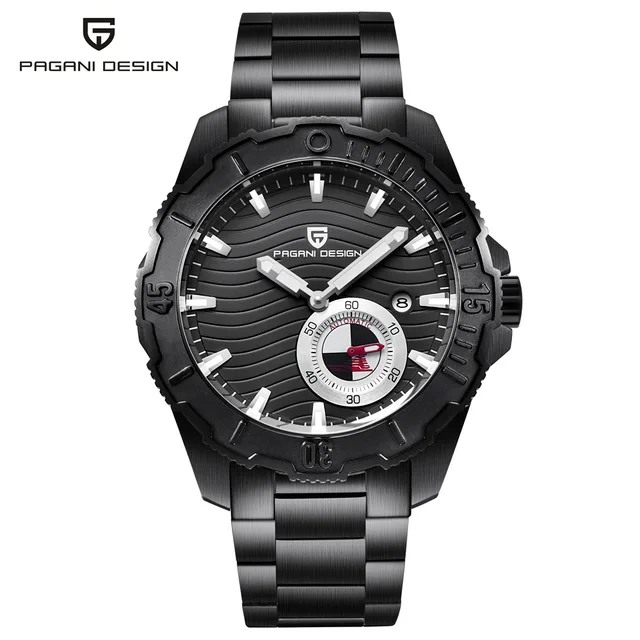 

PAGANI DESIGN Sport Watch Luxury Brand Men's Mechanical Watches 2018 New Black Dial Men Wristwatch Waterproof Clock Relogio Man