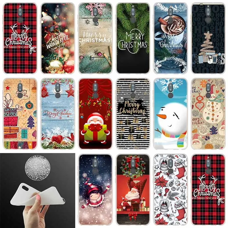

case Christmas series christmas lights For Huawei Mate 20 10 Lite 20 pro s Nova 3 4 3i y9 y6 y5 y7 pro 2019 2018 2017 20X Cover