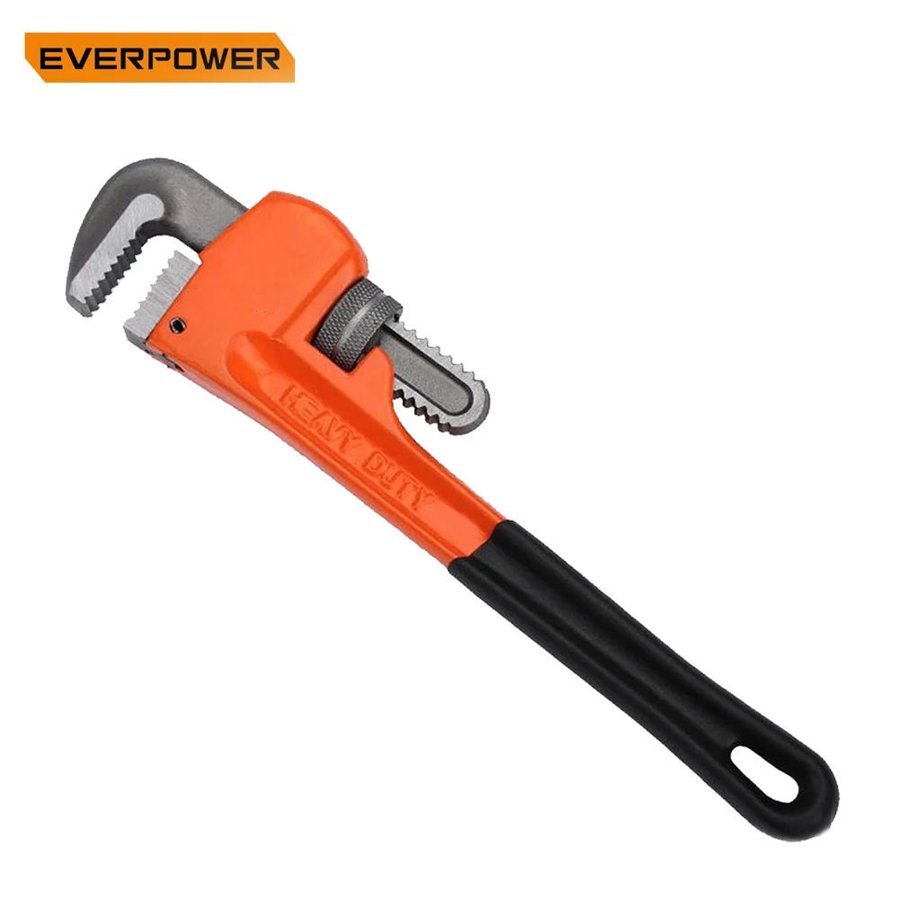 

10"(245mm) Pipe Wrench Tool High-Carbon Steel Head Malleable Iron Handle 40mm Maximum Opening Plumbing Combination Pliers