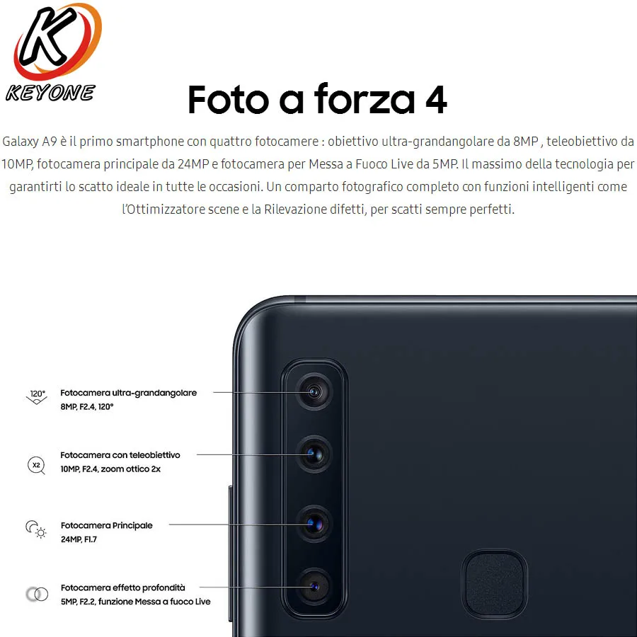 Новый мобильный телефон samsung Galaxy A9 A920F DS 4G 6 3 дюймов ГБ ОЗУ 128 Гб ПЗУ четыре ядра две