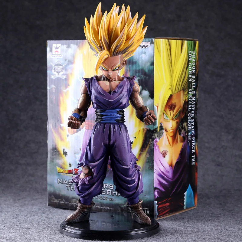 Hot Sale The Son Gohan Super Saiyan 2 Banpresto Master Stars Piece Special Comic Color 23cm Action Figure Action Figure Gohan Super Saiyansuper Saiyan 2 Aliexpress