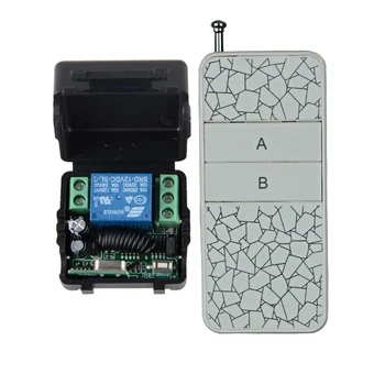 

DC12V Door Access Remote Control Wireless Switch System Momentary Learning Transmitter Momentary Toggle Adjusted