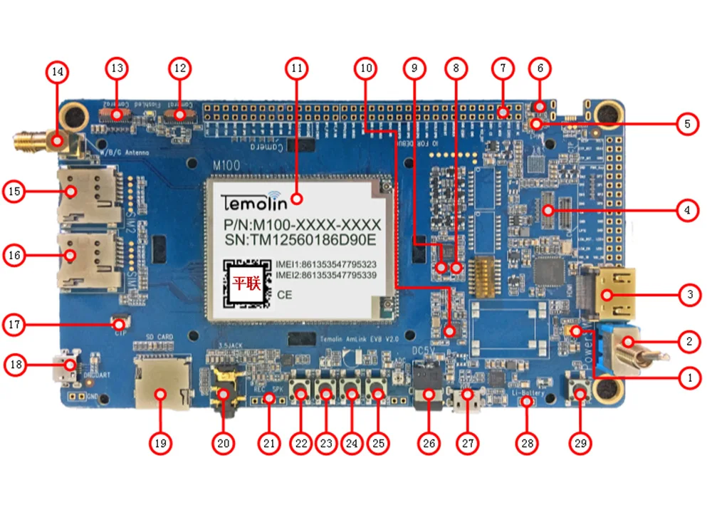 [SmartFly] 4 ядра ARM Cortex A53 Процессор, 450 МГц Mali-T720, графического процессора 2 Гб LPDDR3 + 16 Гб eMMC3 сотовый телефон макетная плата