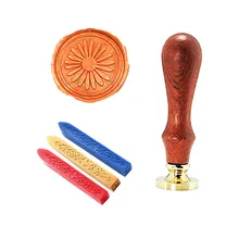 Подпись индивидуальная восковая печать штамп подсолнух