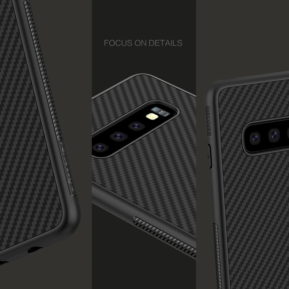 Nillkin Synthetic Fiber чехол для samsung Galaxy S10 Plus Роскошные телефон shell задняя крышка для samsung S10