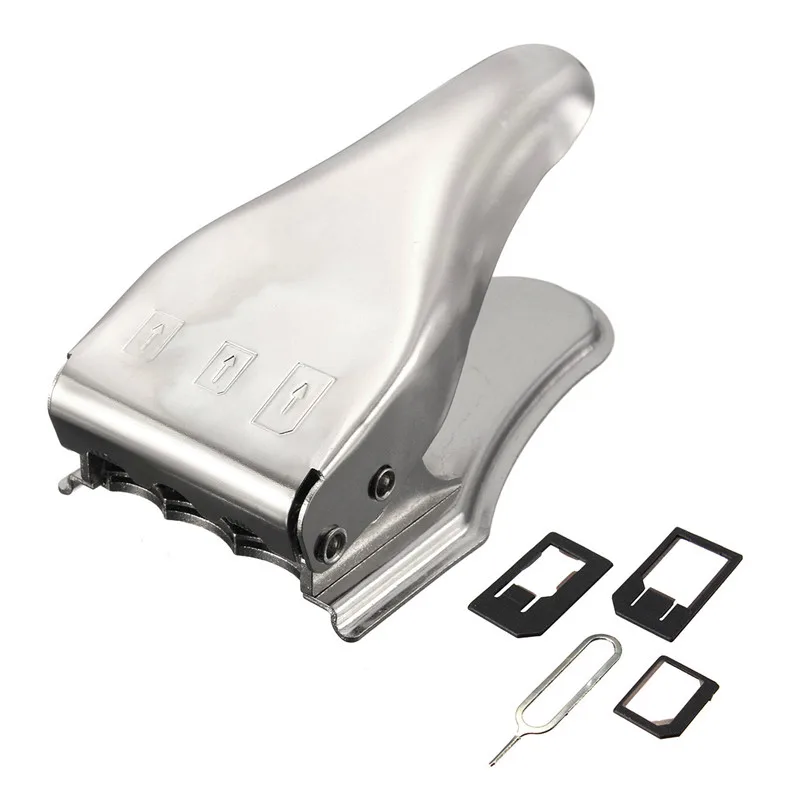 

3 in 1 Universal Mobile Phones Micro/Nano SIM Card Cutting Cutter Machine for iPhone for Samsung for HTC all Smart Cellphone DIY