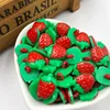 100pcs  Strawberry Plastic Buttons For Kid's Sewing Notions Crafts PT37 1