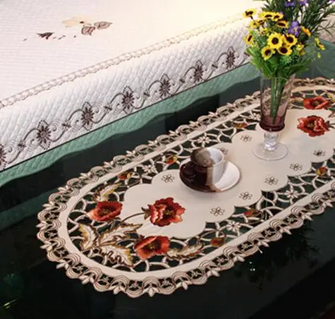 الساخن الحرير التطريز الجدول مكان حصيرة سادة القماش الدانتيل كوب الزفاف الطعام الشاي قاعدة أكواب القهوة الزجاج القدح تحديد الموقع شرشف الطا...