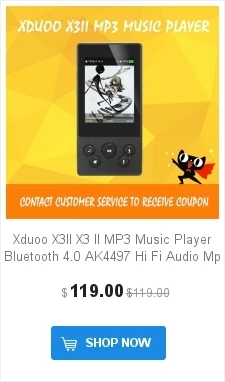 XDUOO NANO D3 Профессиональная музыка без потерь MP3 DSD256 24 бит/192 K HD пять секций эквалайзера ips экран 20 часов воспроизведения(есть купон