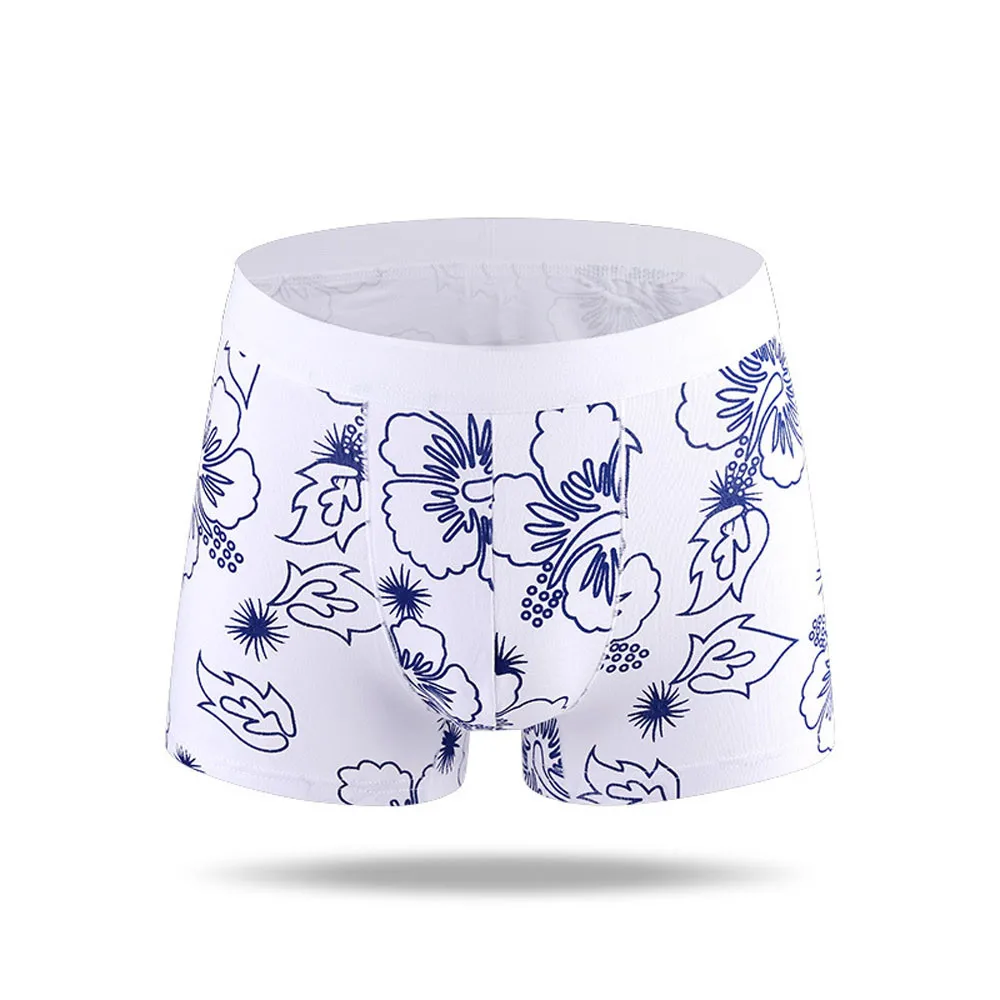 New Cartoon Printed Boxers Mens Underwear Boxer Modal Homme Boxershorts Men Sexy Male Underpants Size M-XXL | Мужская одежда