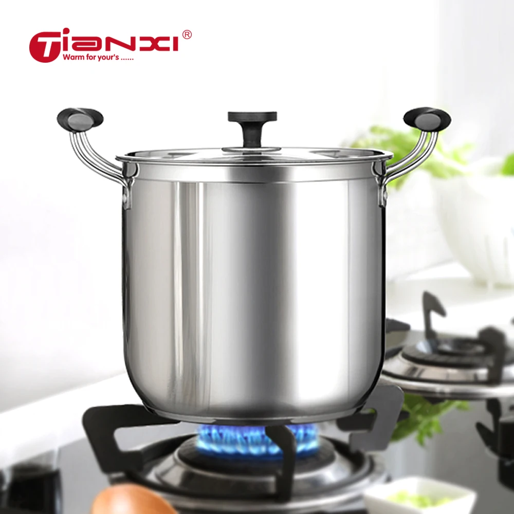 Soup Pot Stainless Steel Cooking Pot double boilers Hot Pots Kitchen