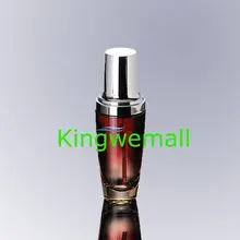 200 шт/партия 30 мл высокого класса стеклянный контейнер для масла эссенция глаз капельница бутылка красный с серебряным цветом для косметической упаковки FQR06