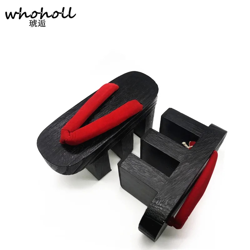 

WHOHOLL Geta Summer Women Sandals Japanese Geta for Women Witch Cos Geisha Three-teeth Thick Platform Heighten Sandals Women