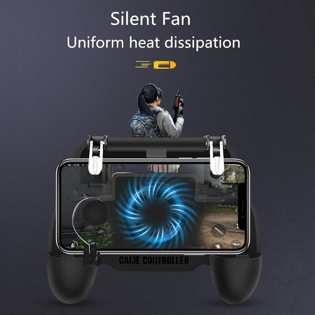  HIPERDEAL Mobile Game Controller For PUBG 4in1 Gamepad Shoot And Aim Trigger Phone Cooling 19Feb15