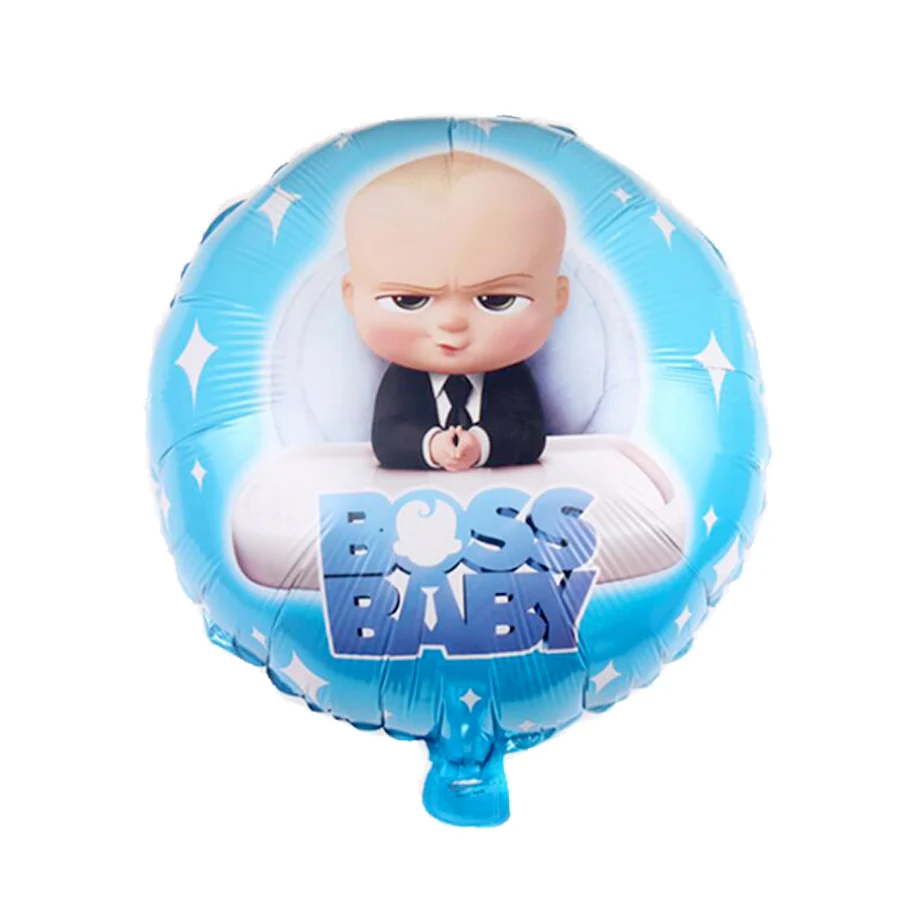 

18inch Boss baby theme aluminum foil foil balloon birthday party decoration cartoon baby boss balloon party supplier