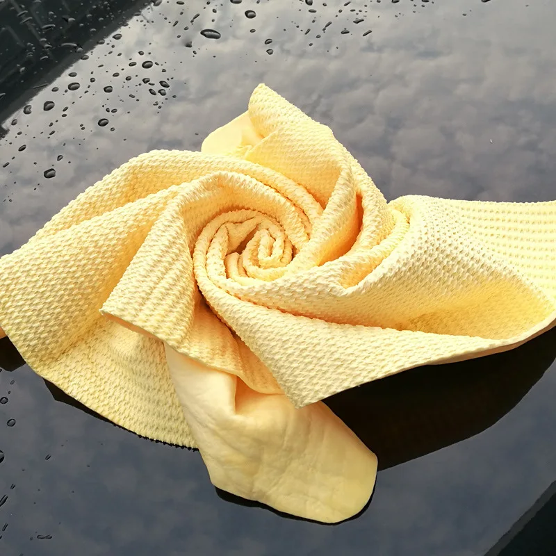 66*43cm Size Car Wash Cleaning Chamois Towel Super Absorbent Car Wash Towel Car Care Tool Household Drying Cloth