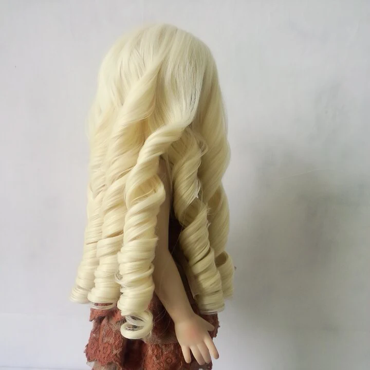 ЦЕНТР расставания девушка стиль куклы парики для 1" Высота американская кукла аксессуары термостойкие волокна кукла волос кусок