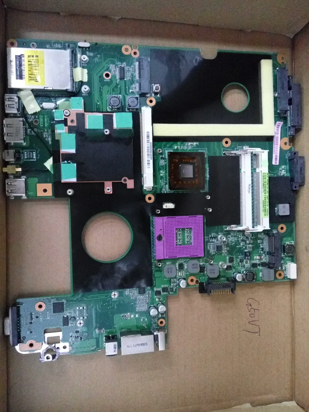 

G50VT connect board connect with motherboard tested by system lap connect board