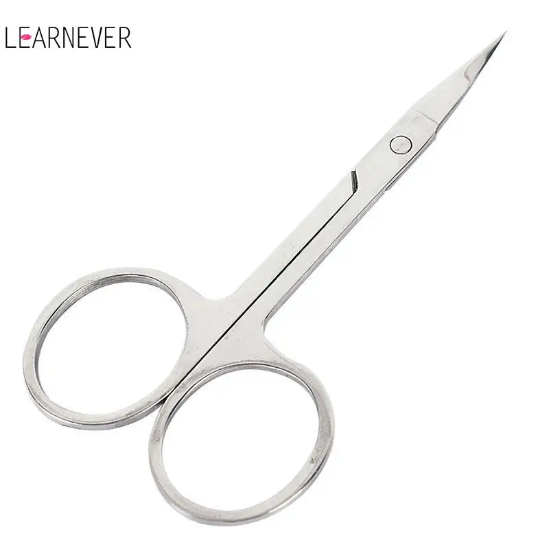 

Stainless Steel Curved Dead Skin Remover Pedicure Scissors Nail Cuticle Nipper Cutter Nail Tool Eyebrow Small Scissors