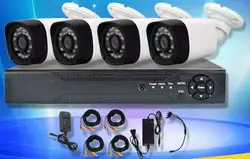 4ch CCTV Системы 1080n HDMI DVR 4 шт. 1080 P ИК Открытый Камера дома AHD безопасности Системы наблюдения Наборы электронной почты предупреждение