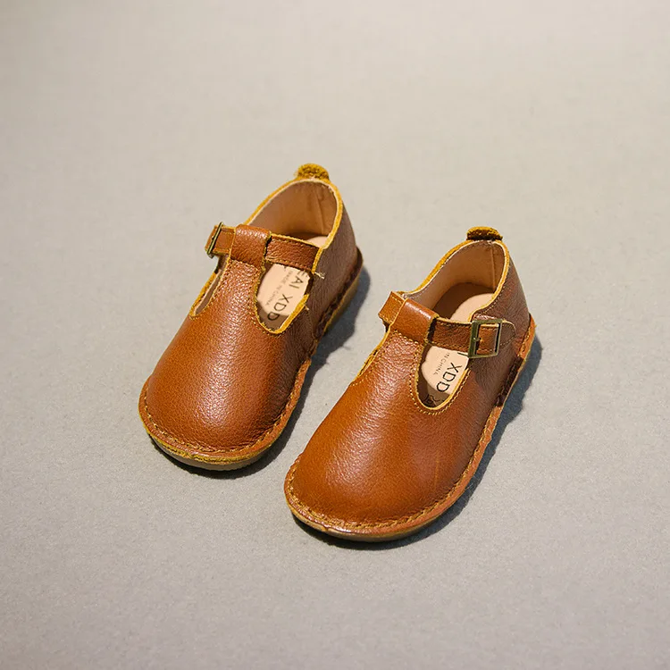 

New Baby Girl Shoes 2009 Children's Single Shoes Girls Retro-guding Soft-soled Princess's Single Shoes Fashion High Quality