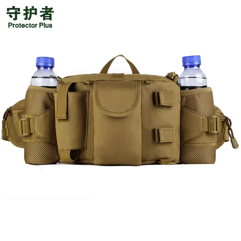 Men Waterproof Nylon Fanny Waist Pack Bag Military Travel High Capacity