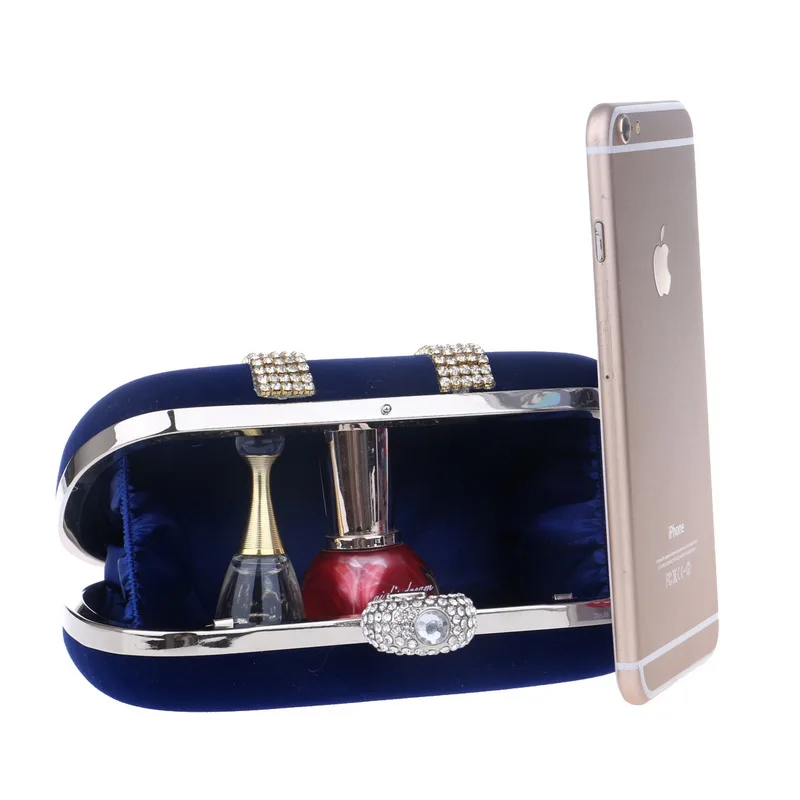 YINGMI Velet Rhinestones Evening Bag Wedding Purse Finger Ring Diamonds Chain Shoulder Handbags Crystal Evening Bag YINGMI Velet Rhinestones Evening Bag Wedding Purse Finger Ring Diamonds Chain Shoulder Handbags Crystal Evening Bag