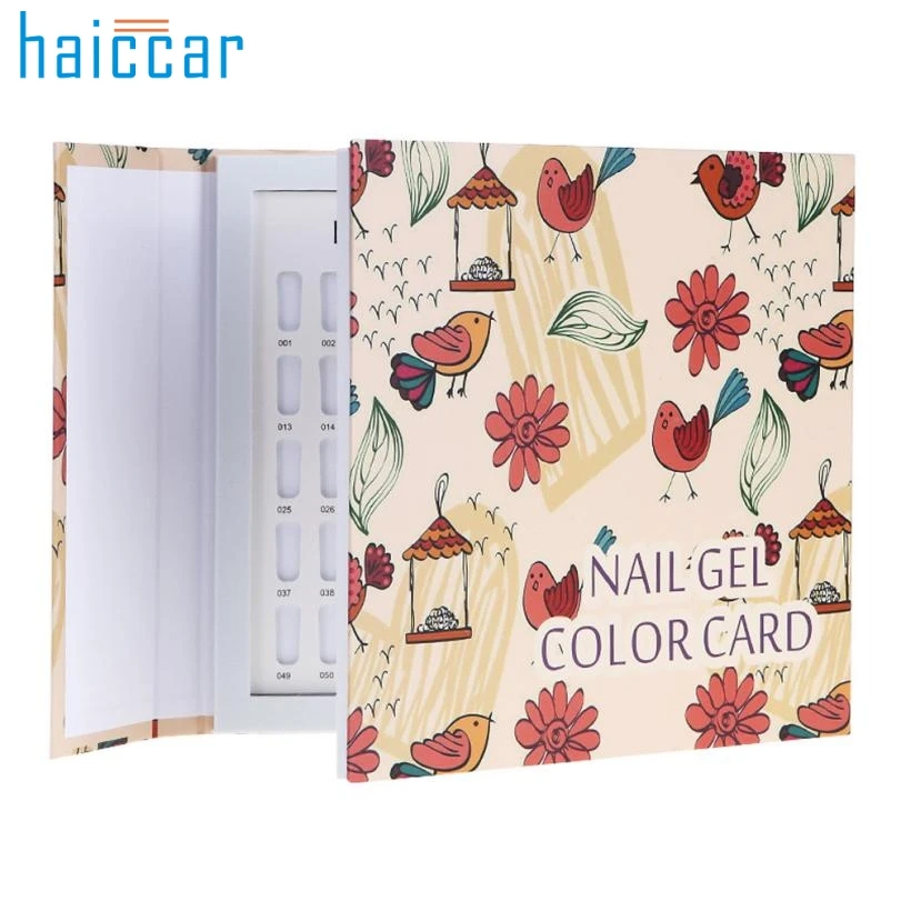 

2017 New Gel Nail Polish Display Box 120 Color Model Salon Shop Dedicated Card Chart Beautiful Women M9X23