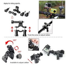 Action Camera Accessories Kits for Gopro 4/3/2/1 SJ4000 SJ5000 Accessory Bundles with Chest Harness Mount/Suction Cup Mount/Self